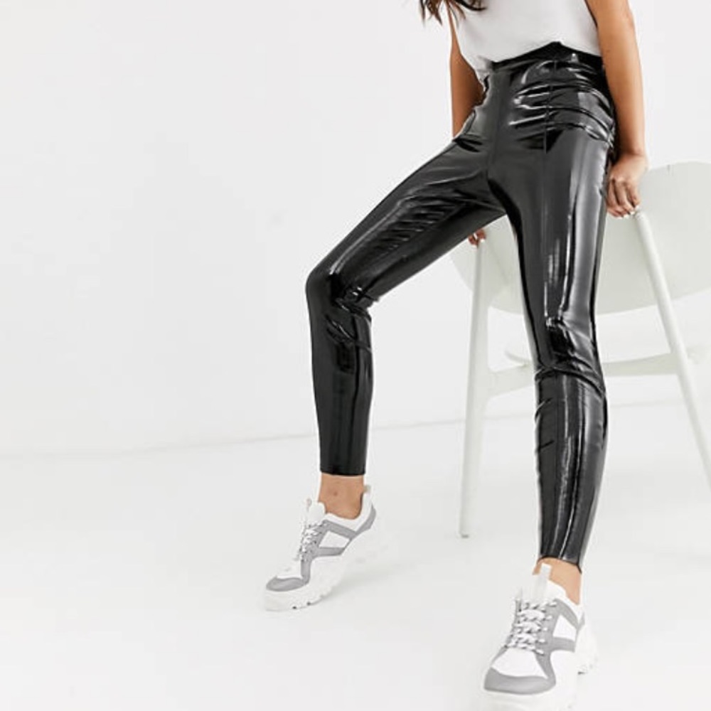 ASOS DESIGN vinyl pants